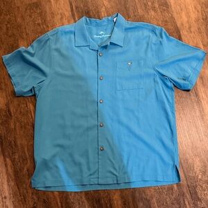Tommy Bahama Teal XL Casual Button Down Men’s Shirt